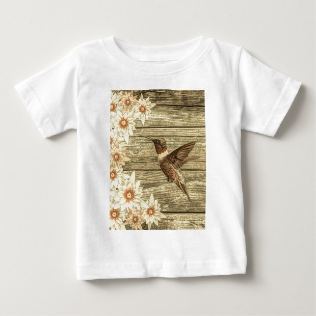 Trävit daisy fransk land tee (Framsida)