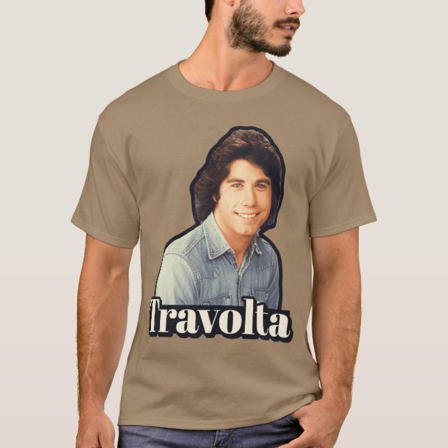 Travolta retro t shirt (Framsida)