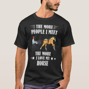 Travsport Jo Fler Människor Hästkapplöpning Trav T Shirt