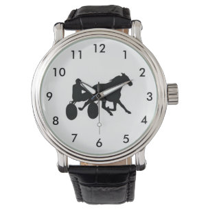 Travsporthästklocka Armbandsur