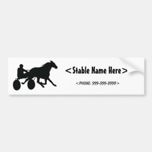 TravsportStandardbred logotyp Bildekal