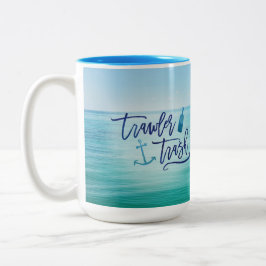 Trawlersopor - (denna styrka är rom), Två-Tonad mugg