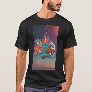 Traybien Retro-Futuristiska Collage T Shirt