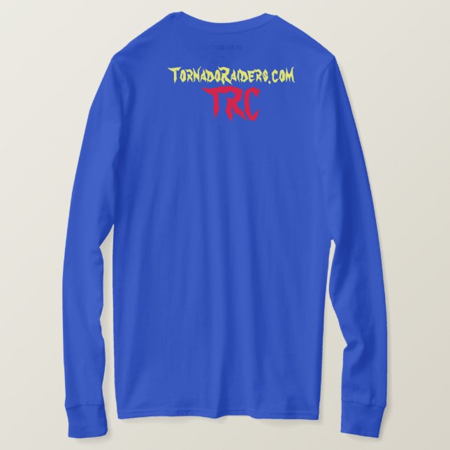 TRC Blue Longsleeve Shirt T Shirt (Design baksida)
