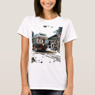 TRC Neon streetcar på stn Women's Basic T-Shirt