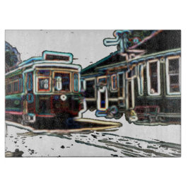 TRC Neon streetcar vid mellanglasets medelvägskur