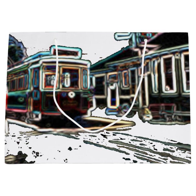 TRC Neon streetcar vid stn Gift Bag (Framsidan)
