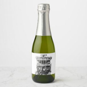 TRC Sketch Mini Champaign Flaska-etikettuppsättnin