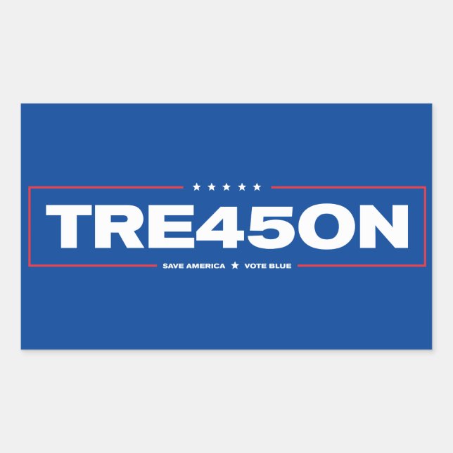 TRE450N-etikett Rektangulärt Klistermärke (Framsida)