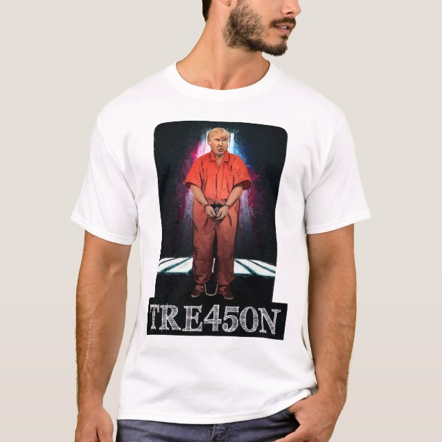 TRE45ON - Anti trumfT-tröja - Treasonsäsong T Shirt (Framsida)