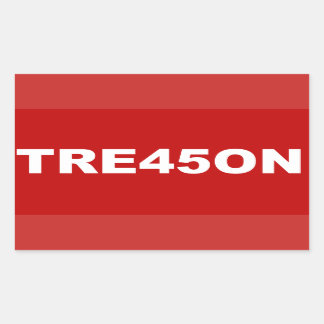 TRE45ON Regular Sticker Rektangulärt Klistermärke