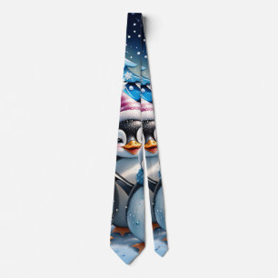 Tre adsorberande penguiner slips