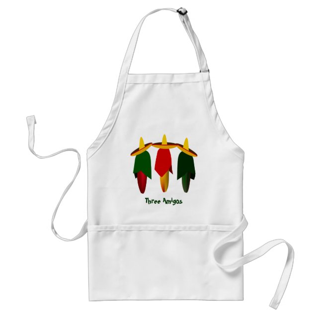 Tre Amigo Friends Hett Peppers Apron Förkläde (Framsidan)