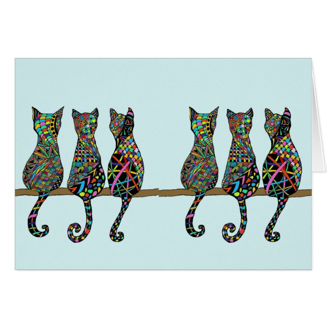 Tre amigos hälsningskort (Framsidan Horizontal)