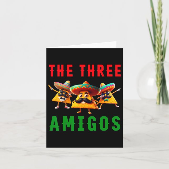 Tre Amigos tre vänner Tres Amigos Cinco Kort (Framsida)