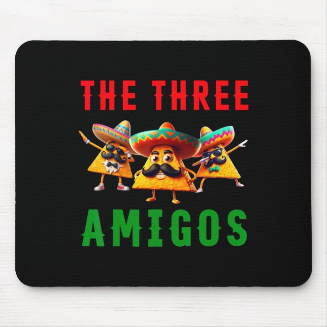 Tre Amigos tre vänner Tres Amigos Cinco Musmatta (Framsidan)
