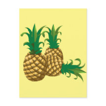tre ananas frukt