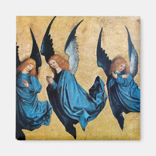 TRE ÄNGLAR I BLUE-Julen Magnet