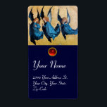 TRE ÄNGLAR I BLUE, Röda ruby Fraktsedel<br><div class="desc">Elegant,  konstnärlig och klassisk design härledd från en medeltida målning.med ljus 3D-gemsten.</div>