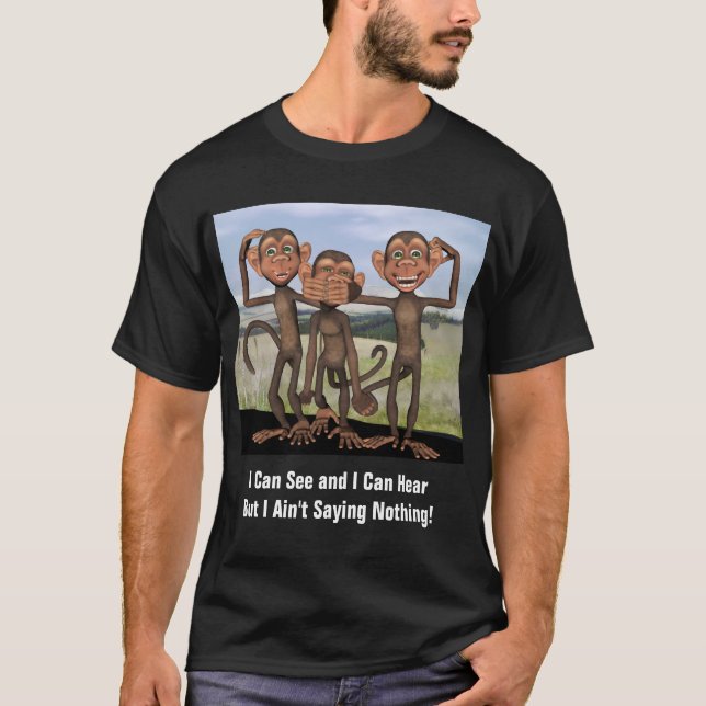 Tre apor t-shirt (Framsida)