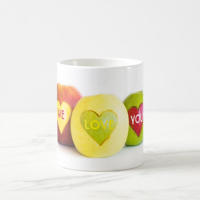 Tre äpplen kaffemugg (Center)