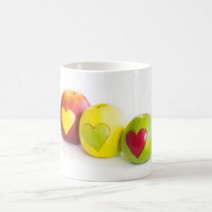 Tre äpplen kaffemugg