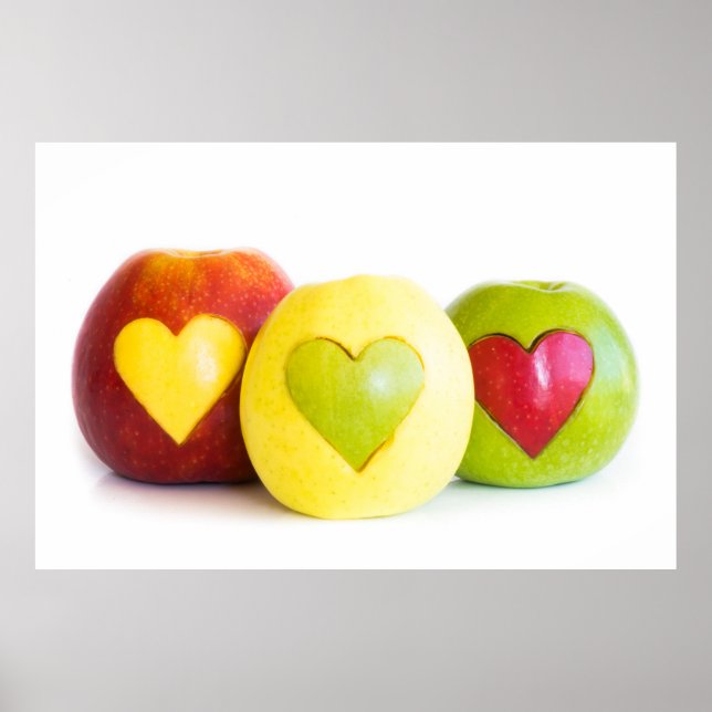 Tre äpplen poster (Framsidan)
