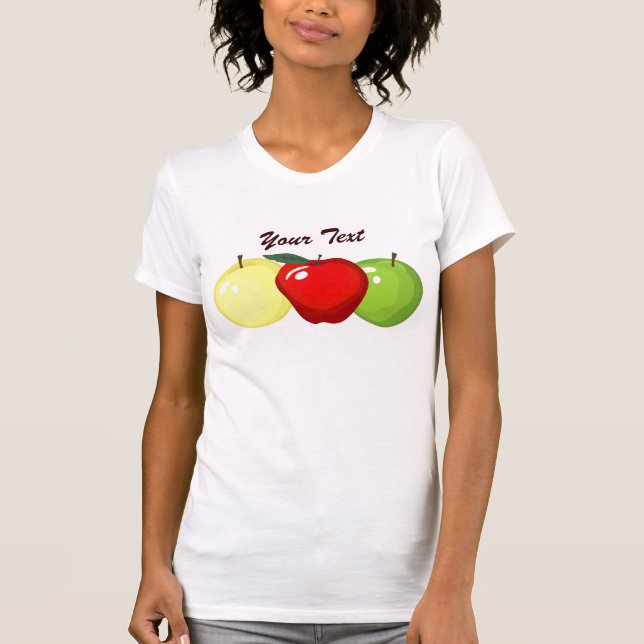 Tre äpplen T-shirt (Framsida)