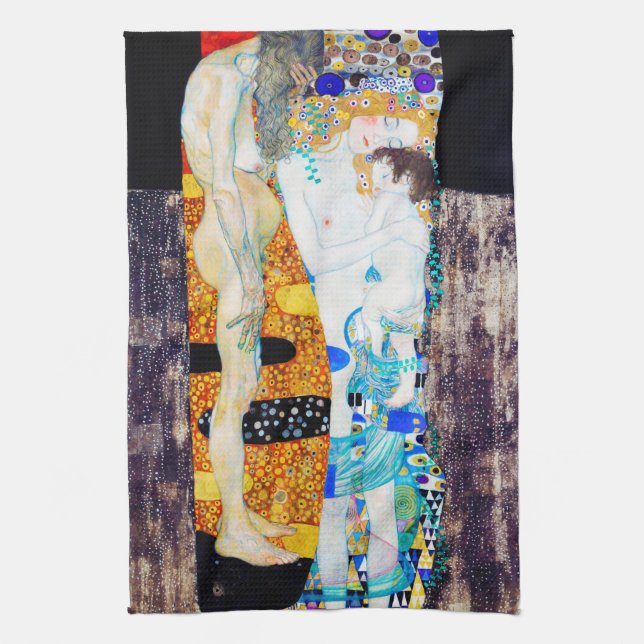 Tre år av liv, Gustav Klimt Kökshandduk (Vertikal)