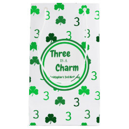 Tre är en charm St patrick's day 3:e födelsedagen