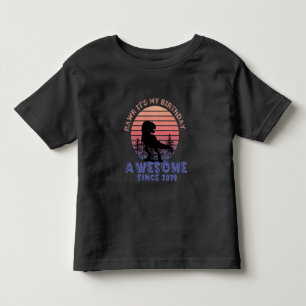 Tre år gammal födelsedagskalas... Det är min födel T Shirt
