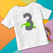 Tre år gammal Grönt Dinosaur 2