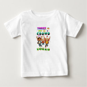 Tre är inte en trängsel Det är ett gäng T Shirt