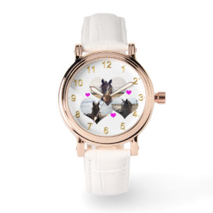 Tre arabiska horshearter. armbandsur