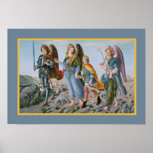 Tre Archangels och Tobias (M 017) Poster