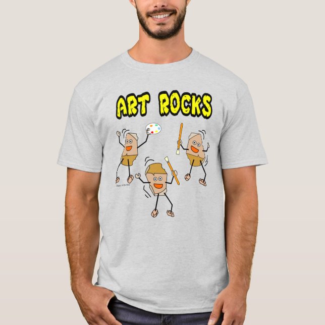 Tre Art Sten T-Shirt (Framsida)