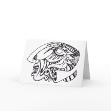 Tre aspekter, bläck teckning