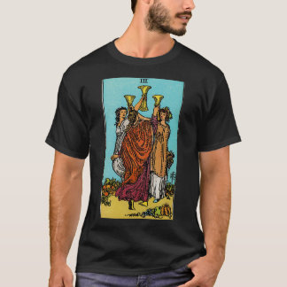 Tre av Kopp Tarot T Shirt
