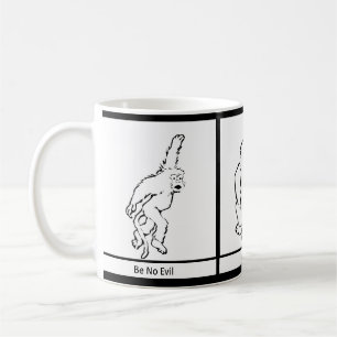 Tre även klokare apor kommer med ny vishet kaffemugg