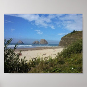 Tre bågstrutsar Sten, Oceanside, ELLER Poster