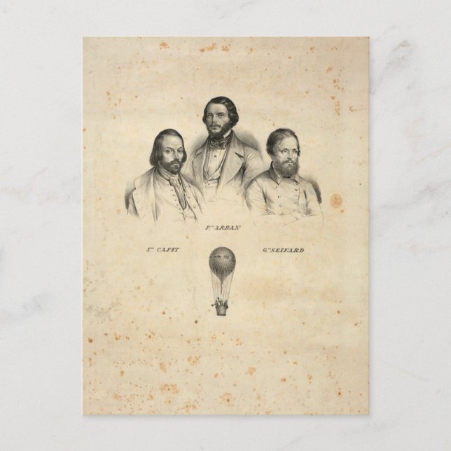 Tre ballonister-vykort vykort (Framsida)