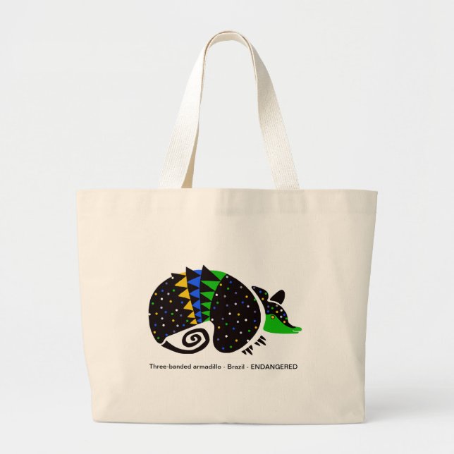 Tre-banade ARMADILLO - Conservation - Ecology- Jumbo Tygkasse (Framsidan)