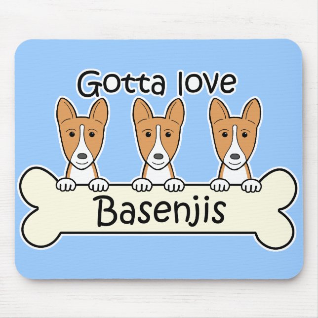 Tre Basenjis Musmatta (Framsidan)