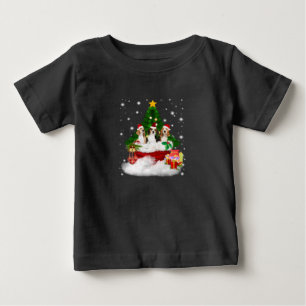 Tre Beagles Jultomten med Julgran T Shirt