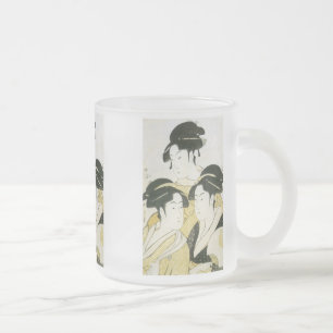 Tre Beauties, Utamaro, 1790-talet Mugg