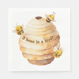 Tre Bees Napkins Pappersservett