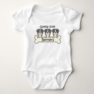 Tre Bernese berghundar Tee Shirt