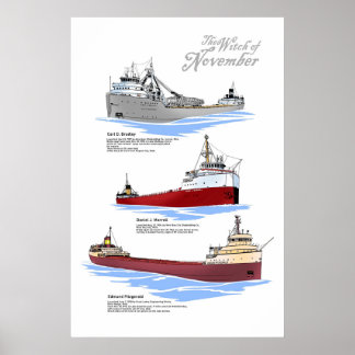Tre berömda vrak historia poster