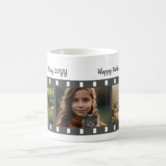 Tre Bild Photo Roll Fars dag Kaffemugg