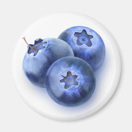Tre blåbär magnet
